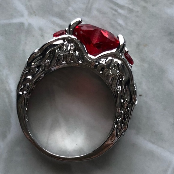 Costume jewelry statement rings lot of 3 CLOSET CLEAR OUT - Picture 5 of 12